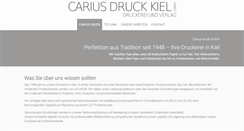 Desktop Screenshot of carius-druck.de