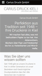 Mobile Screenshot of carius-druck.de